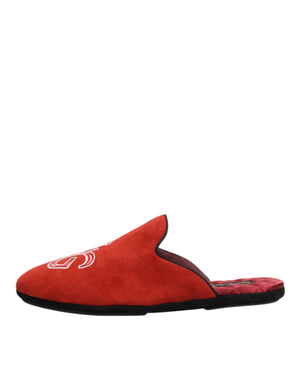 Rote Wildleder DG King Männer Hausschuhe Schuhe