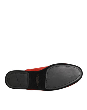 Rote Wildleder DG King Männer Hausschuhe Schuhe