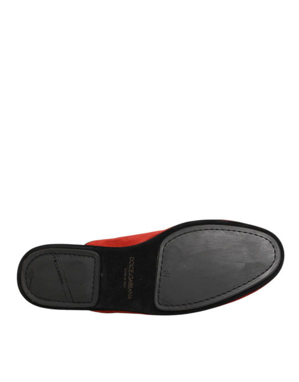 Rote Wildleder DG King Männer Hausschuhe Schuhe