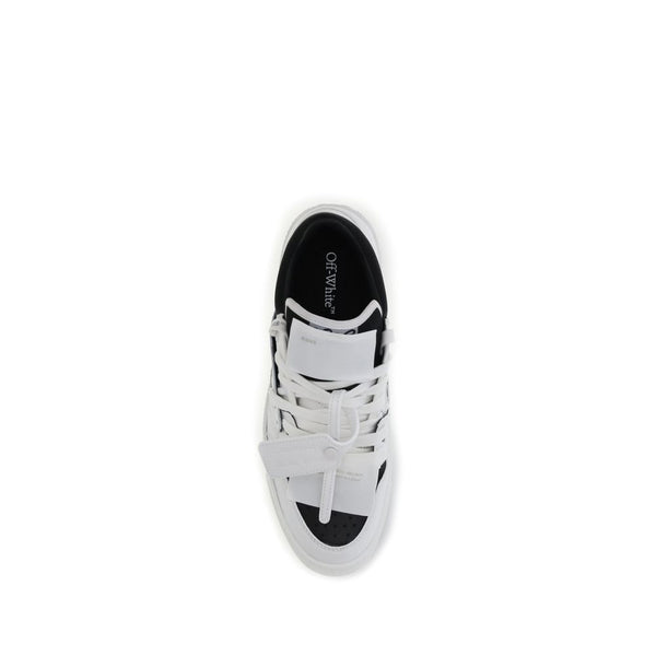 Weiße Leder-Sneaker Low Top