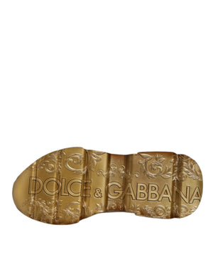 Weiß Gold Daymaster Low Top Turnschuhe Schuhe