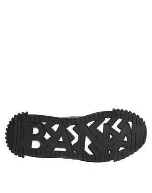 Schwarz Logo Lace Low Top NS1 Sneaker Schuhe