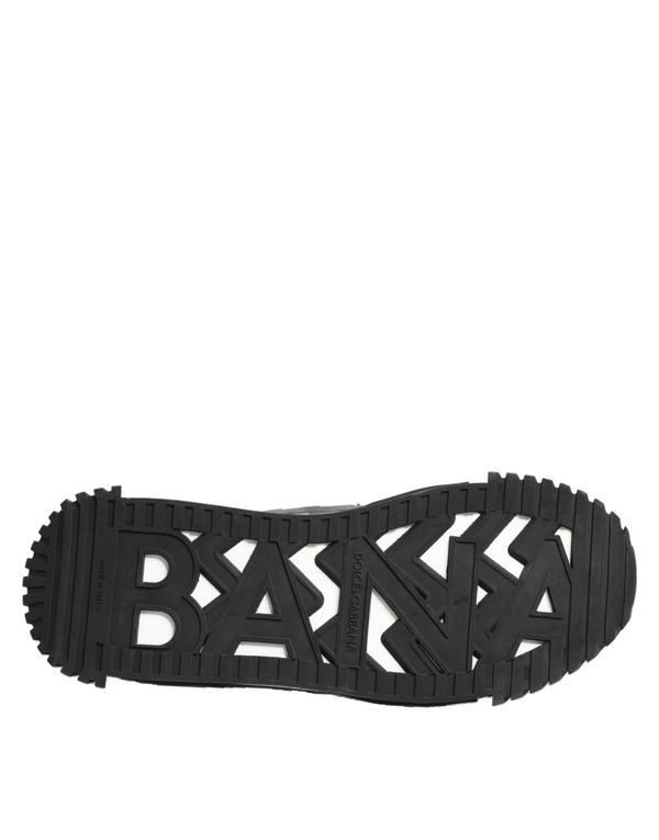 Schwarz Logo Lace Low Top NS1 Sneaker Schuhe