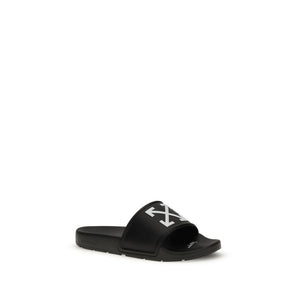 Schwarze Polyethylen-Sandalen