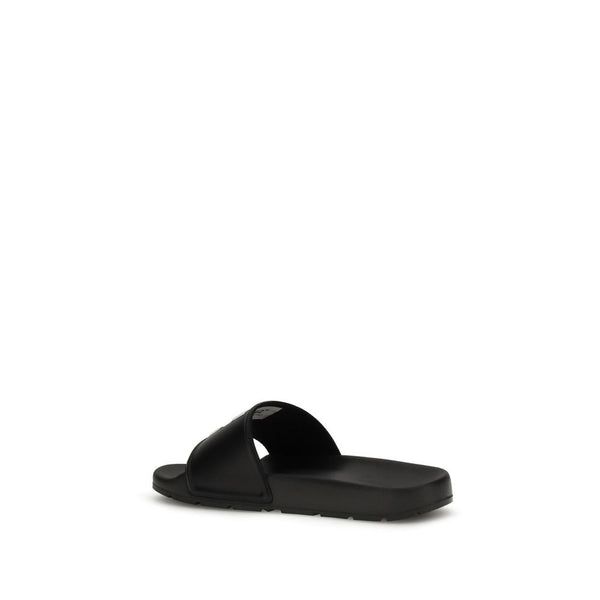 Schwarze Polyethylen-Sandalen