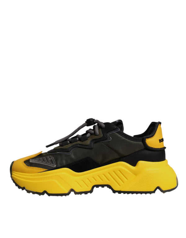Schwarz Gelb Daymaster Low Top Sneakers Schuhe