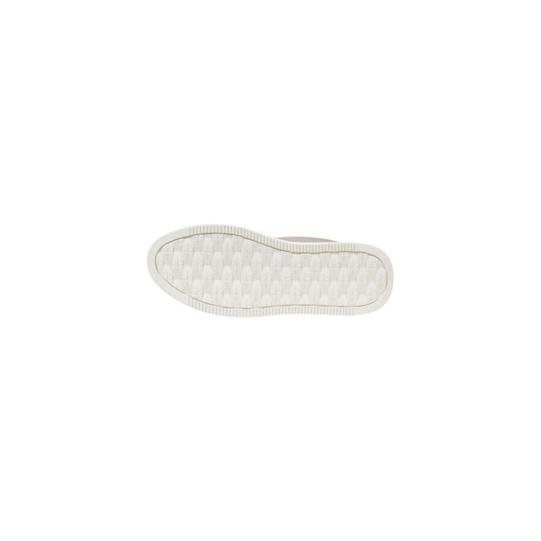 Beige Sneaker aus recycelter Baumwolle