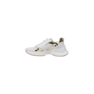 Weiße Chunky-Sneaker aus Leder