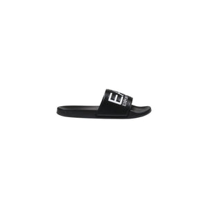 Schwarze und Weiße PVC-Pantoffeln