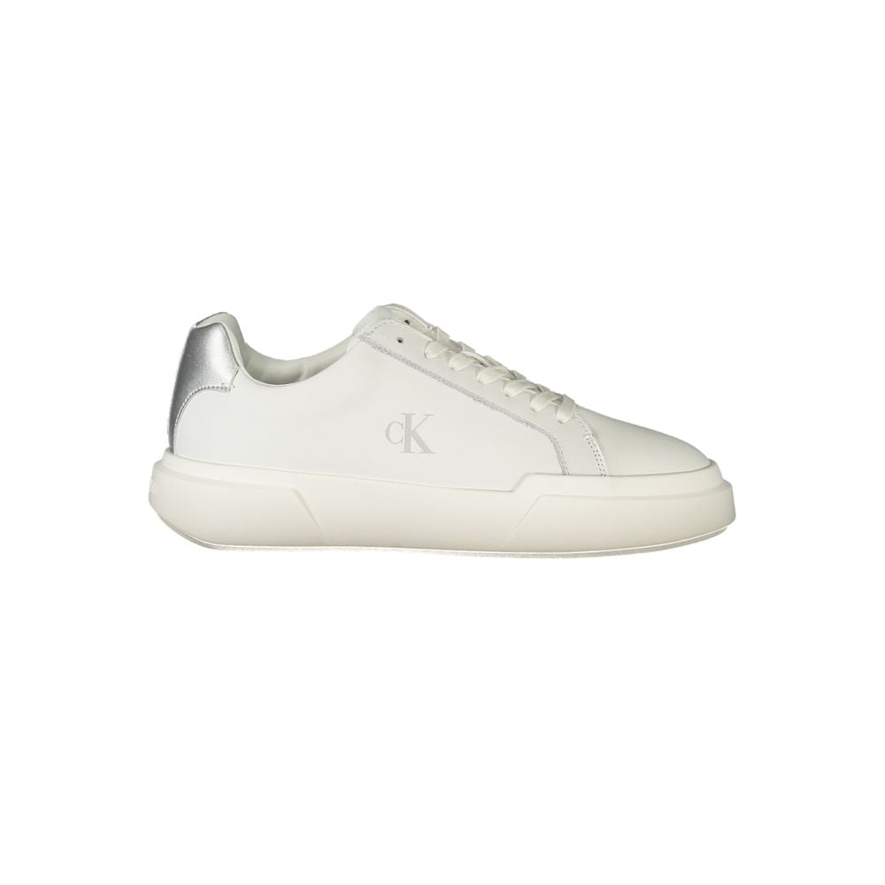 Weißes Leder Damen Sneaker