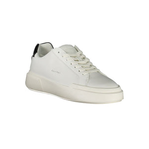 Weißes Leder Damen Sneaker