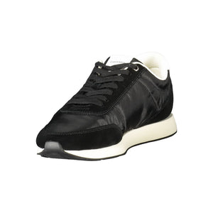 Schwarzer Recycelter Polyester Herren Sneaker