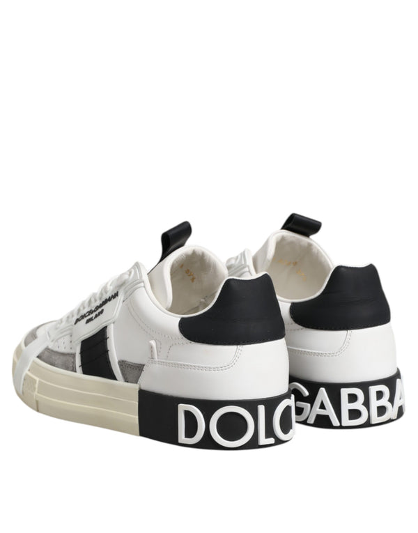 Weißes Leder Custom 2.Zero Sneakers Schuhe