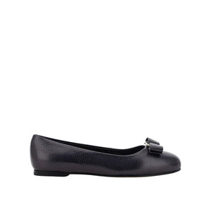 Schwarze Ballerinas aus Kalbsleder