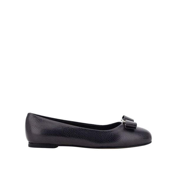 Schwarze Ballerinas aus Kalbsleder