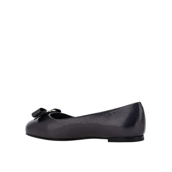 Schwarze Ballerinas aus Kalbsleder