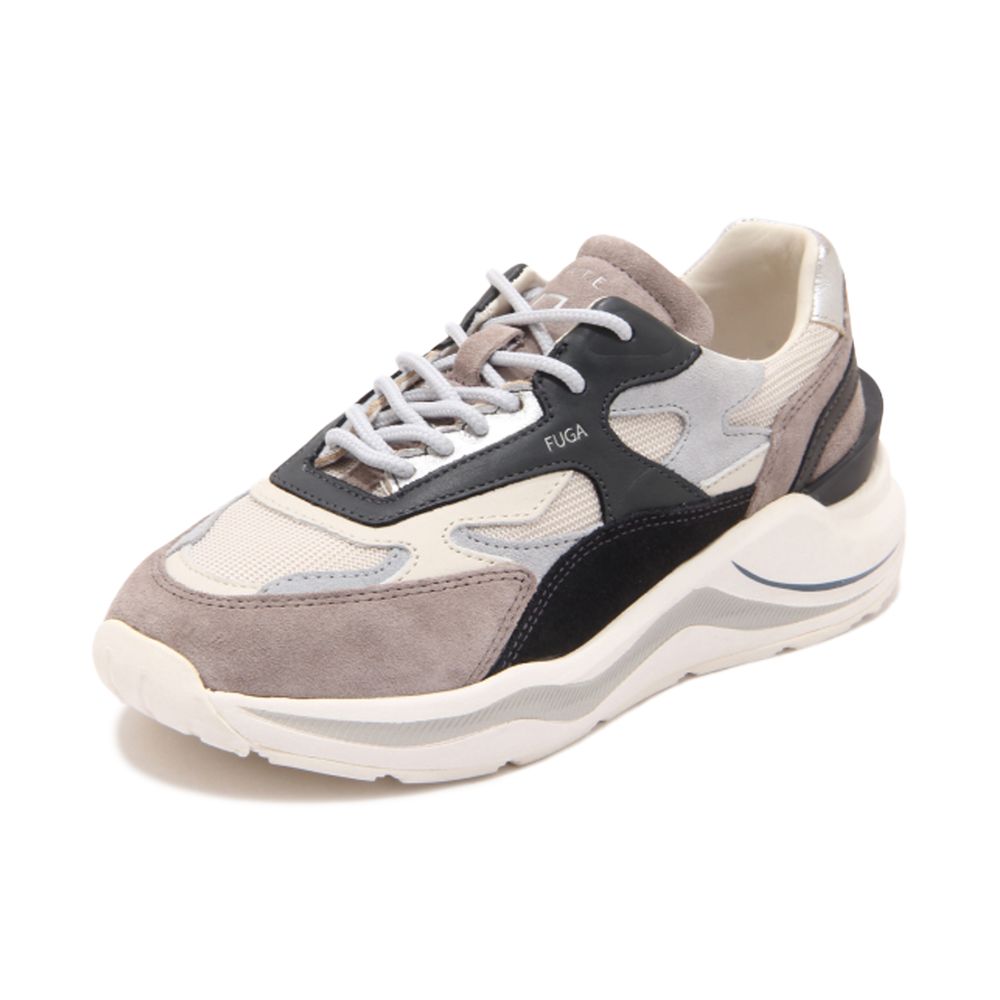 Beige Leder Sneaker