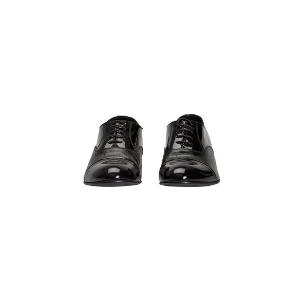 Schwarzes Kalbsleder Herren Loafer