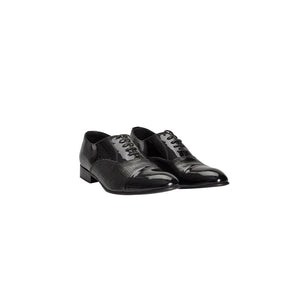 Schwarzes Kalbsleder Herren Loafer