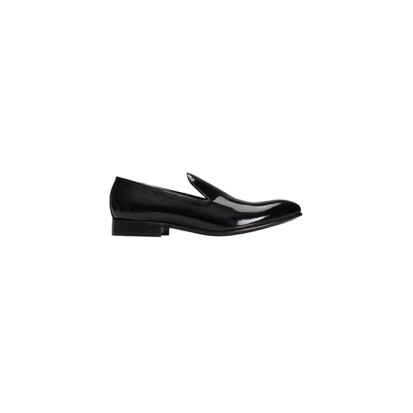Schwarzes Kalbsleder Herren Loafer