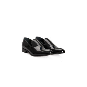 Schwarzes Kalbsleder Herren Loafer