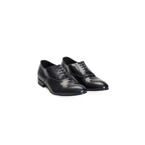 Blaue Kalbsleder Herren Loafer