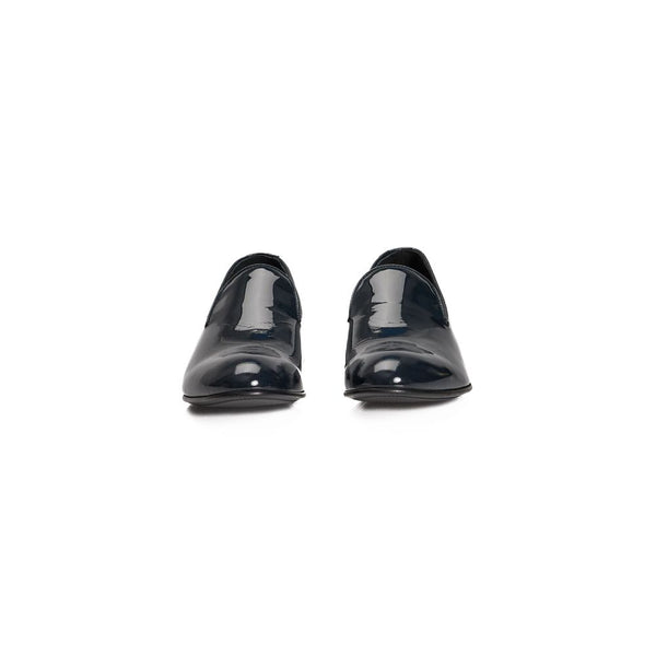 Blaue Kalbsleder Herren Loafer