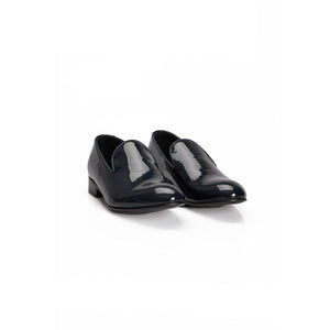 Blaue Kalbsleder Herren Loafer