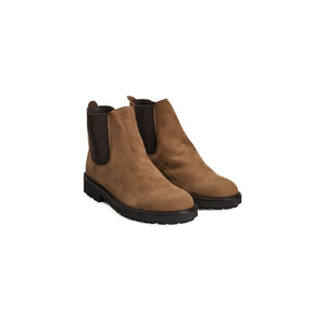 Stiefel aus braunem Kalbsleder für Männer