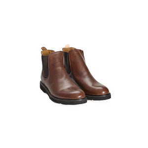 Stiefel aus braunem Kalbsleder für Männer