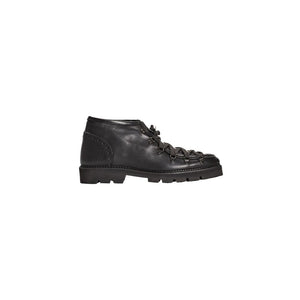 Schwarzer Kalbsleder Herrenstiefel