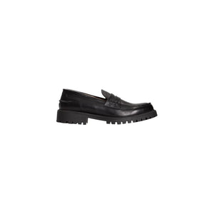Schwarzes Kalbsleder Herren Loafer