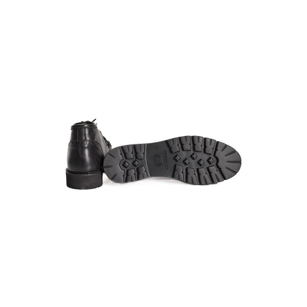 Schwarzer Kalbsleder Herrenstiefel
