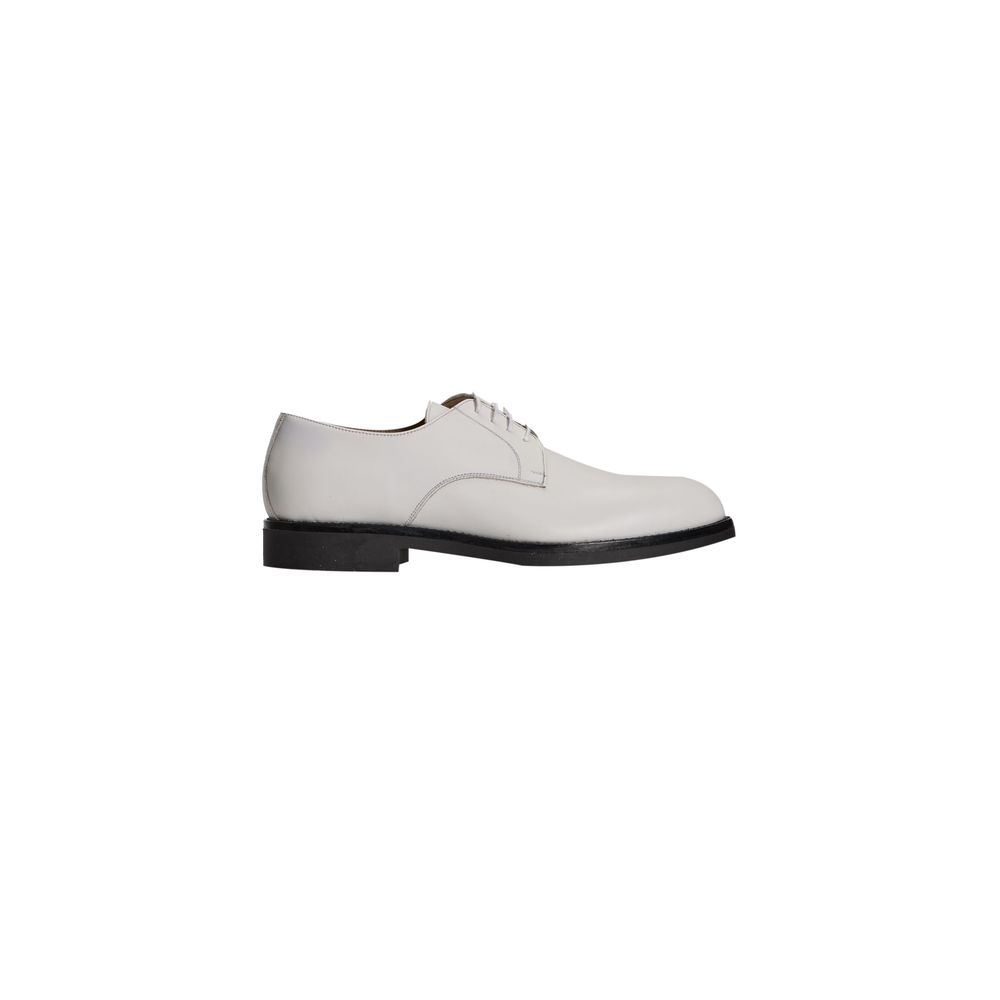 Weißes Kalbsleder Herren Loafer