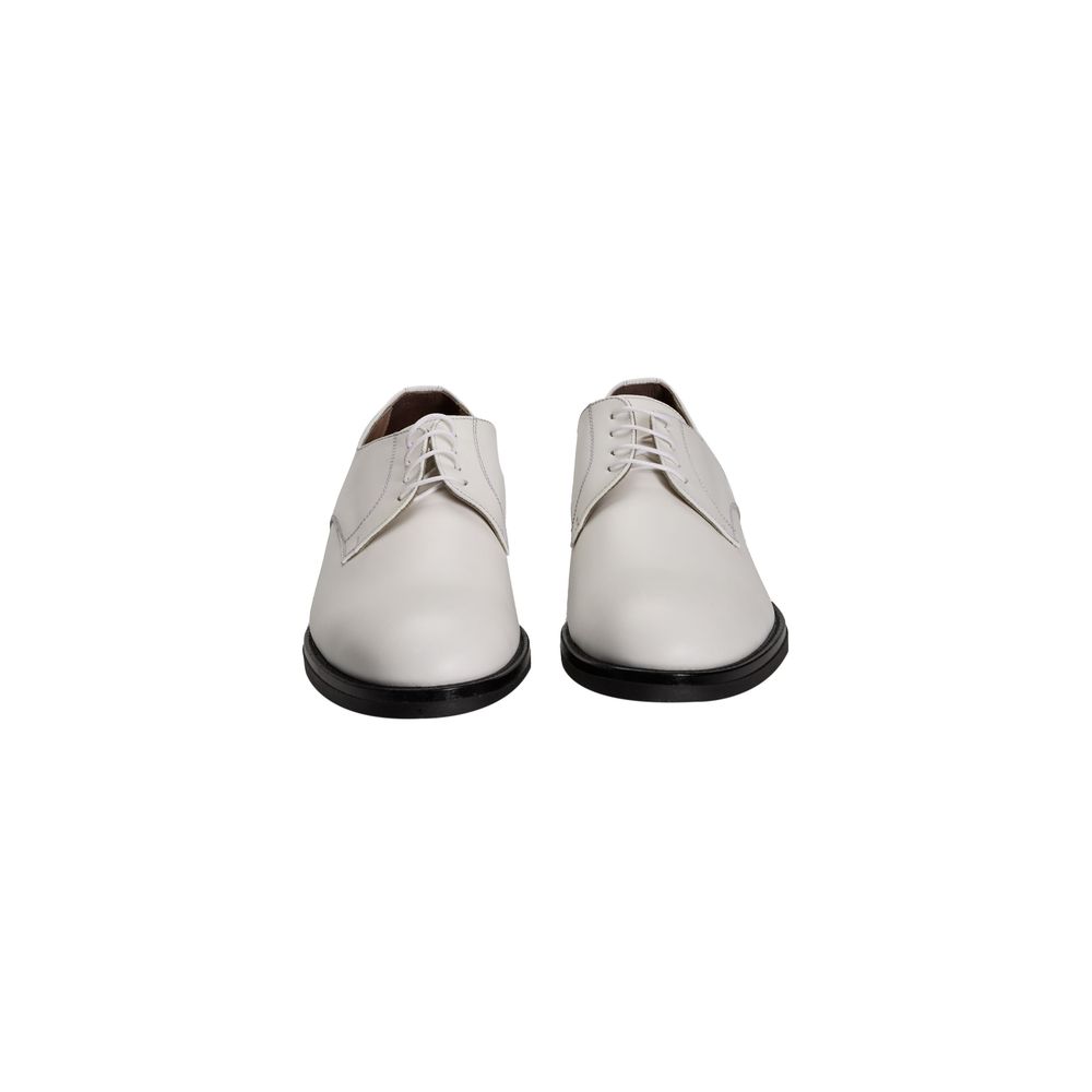 Weißes Kalbsleder Herren Loafer