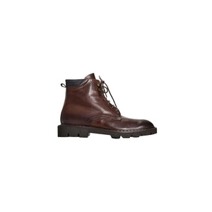Stiefel aus braunem Kalbsleder für Männer
