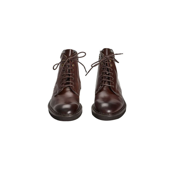 Stiefel aus braunem Kalbsleder für Männer