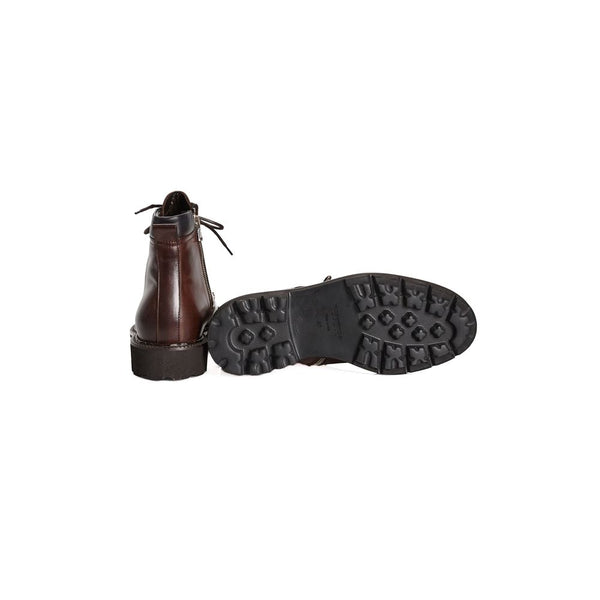 Stiefel aus braunem Kalbsleder für Männer