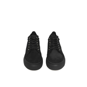 Schwarze Damen-Sneaker aus Kalbsleder