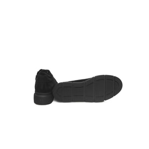 Schwarze Damen-Sneaker aus Kalbsleder