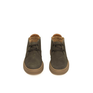Grünes Rindsleder Herrenstiefel