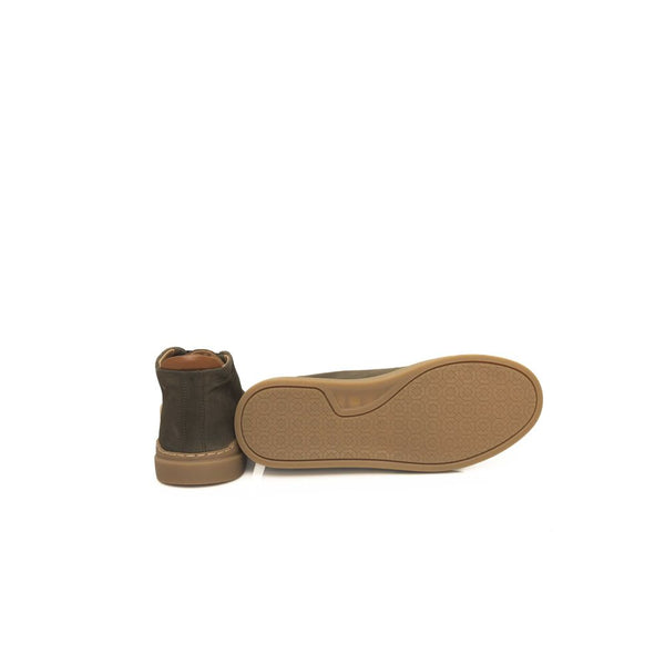 Grünes Rindsleder Herrenstiefel