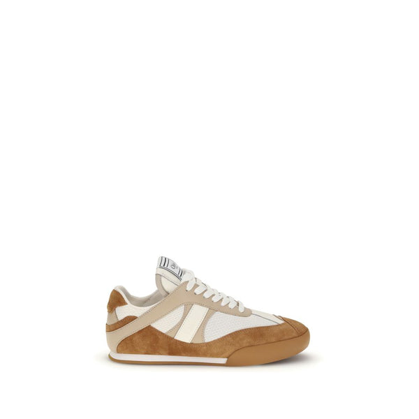 Braune Kalbshaut Bos Taurus Sportschuhe