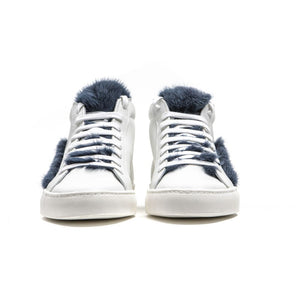 Weißes Leder Damen Sneaker