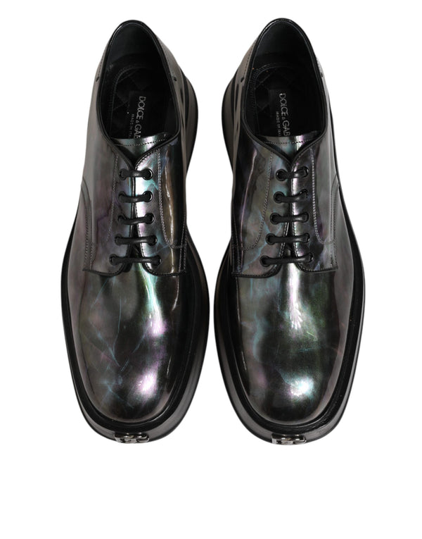 Multicolor Leder Schnürschuhe Männer Formale Derby Schuhe