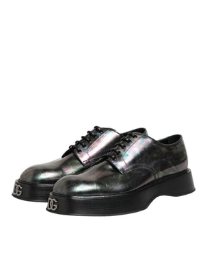Multicolor Leder Schnürschuhe Männer Formale Derby Schuhe