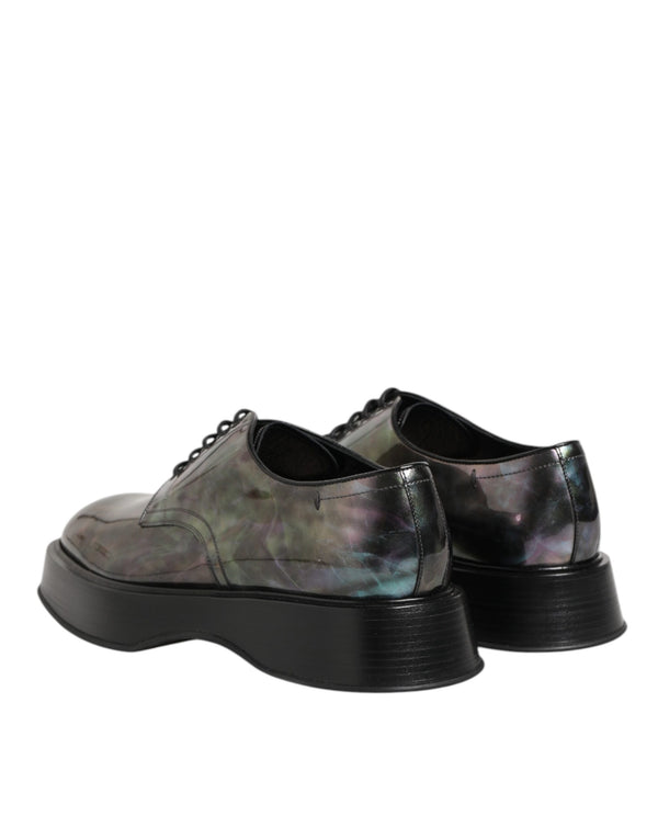 Multicolor Leder Schnürschuhe Männer Formale Derby Schuhe