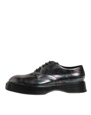Multicolor Leder Schnürschuhe Männer Formale Derby Schuhe