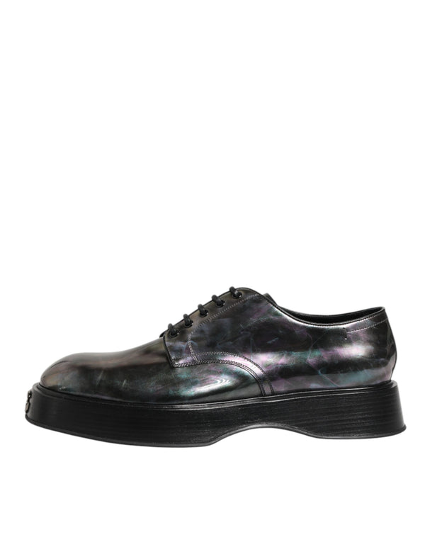 Multicolor Leder Schnürschuhe Männer Formale Derby Schuhe