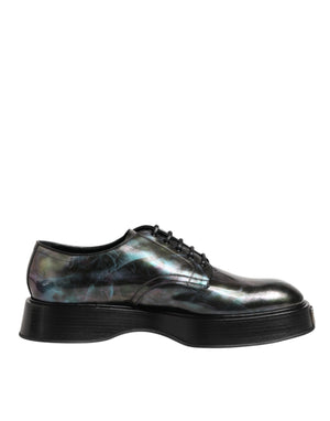 Multicolor Leder Schnürschuhe Männer Formale Derby Schuhe